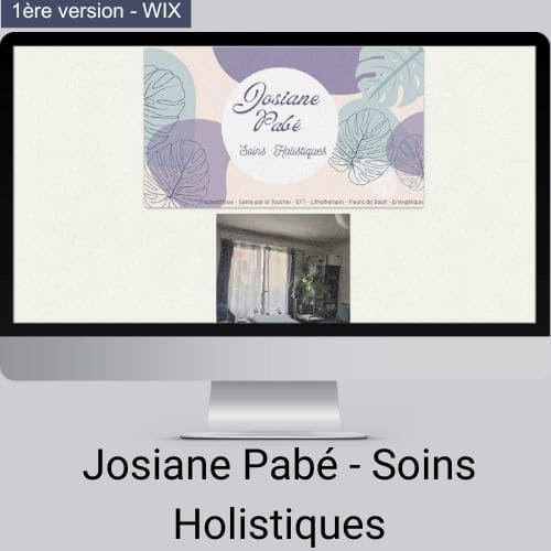 Site de Josiane Pabé - Soins Holistiques - wix