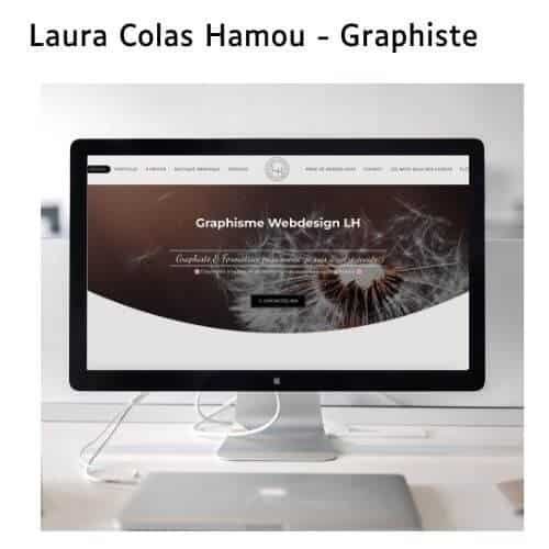 Site de Laura, graphiste