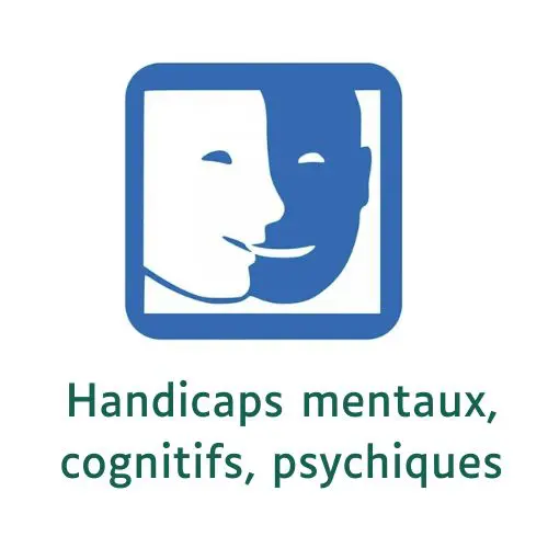 Logo handicap mentaux, cognitif, psychique