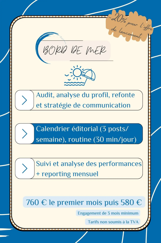 Offre - Bord de Mer