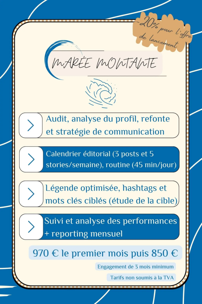 Offre - Marée Montante