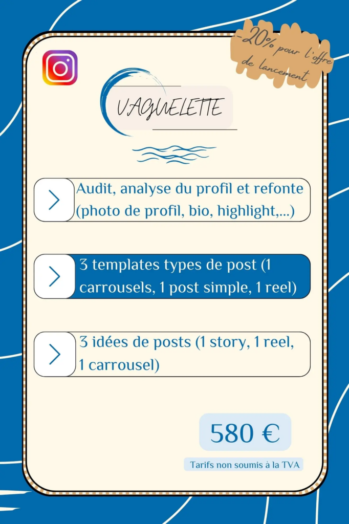 Offre - Vagulette insta