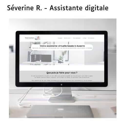 site de Séverine assistante digitale